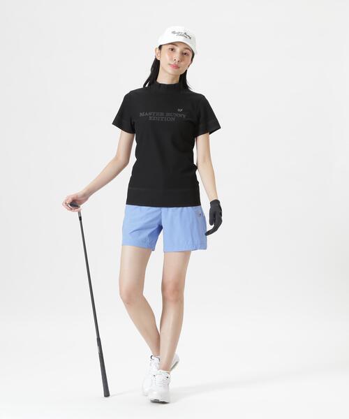 MASTER BUNNY EDITION(マスターバニーエディション)の「リブスタート半袖ハイネックカットソー(Tシャツ/カットソー・レディース・グレー/ホワイト/ブラック・SMALL/MEDIUM/LARGE)」の4枚目の写真