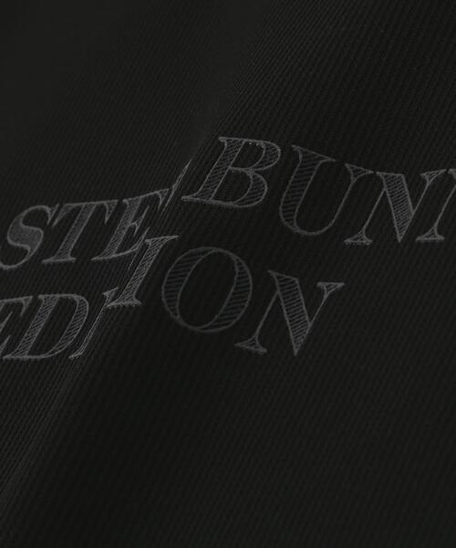 MASTER BUNNY EDITION(マスターバニーエディション)の「リブスタート半袖ハイネックカットソー(Tシャツ/カットソー・レディース・グレー/ホワイト/ブラック・SMALL/MEDIUM/LARGE)」の9枚目の写真