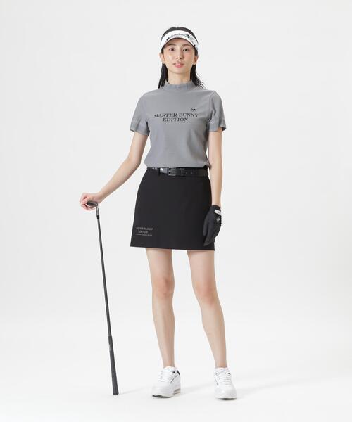 MASTER BUNNY EDITION(マスターバニーエディション)の「リブスタート半袖ハイネックカットソー(Tシャツ/カットソー・レディース・グレー/ホワイト/ブラック・SMALL/MEDIUM/LARGE)」の10枚目の写真