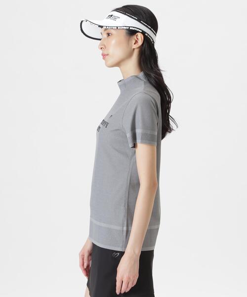 MASTER BUNNY EDITION(マスターバニーエディション)の「リブスタート半袖ハイネックカットソー(Tシャツ/カットソー・レディース・グレー/ホワイト/ブラック・SMALL/MEDIUM/LARGE)」の14枚目の写真