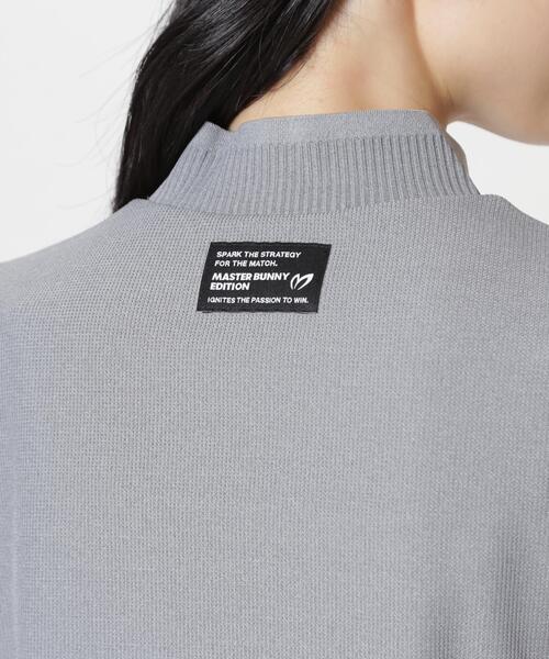 MASTER BUNNY EDITION(マスターバニーエディション)の「リブスタート半袖ハイネックカットソー(Tシャツ/カットソー・レディース・グレー/ホワイト/ブラック・SMALL/MEDIUM/LARGE)」の18枚目の写真
