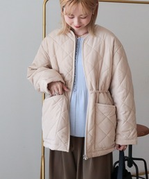 【保温】キルティングブルゾン