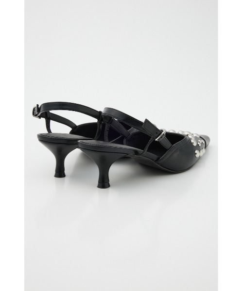 SLY(スライ)の「【人気アイテムが再入荷】RANDOM STUDS MULE ランダムスタッズミュール(サンダル・レディース・ブラック・SMALL/LARGE/MEDIUM)」の5枚目の写真