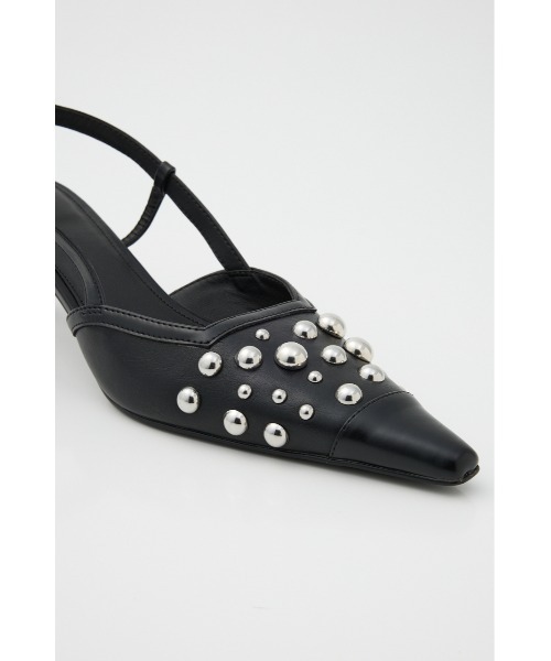 SLY(スライ)の「【人気アイテムが再入荷】RANDOM STUDS MULE ランダムスタッズミュール(サンダル・レディース・ブラック・SMALL/LARGE/MEDIUM)」の7枚目の写真