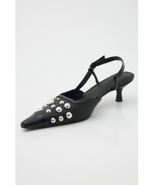SLY(スライ)の「【人気アイテムが再入荷】RANDOM STUDS MULE ランダムスタッズミュール(サンダル・レディース・ブラック・SMALL/LARGE/MEDIUM)」の8枚目の写真