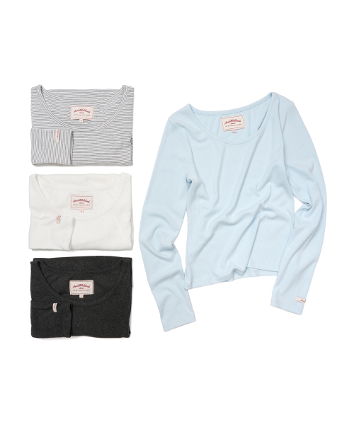 AMESWORLDWIDE(アメスワールドワイド)の「CLASSIC SCARF LS TEE WHITE(Tシャツ/カットソー・レディース・その他・SMALL/MEDIUM)」の4枚目の写真