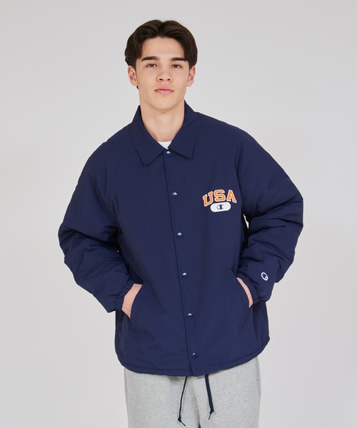Champion（チャンピオン）の「【Champion/チャンピオン】メンズ アクションスタイル コーチジャケット（その他アウター・メンズ・ネイビー/ブラック・LARGE/X-LARGE）」の2枚目の写真