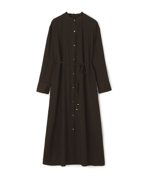 BALLSEY(ボールジィ)の「ドットプリント ロングシャツワンピース(シャツワンピース・レディース・ブラウン系その他/ブルー系その他・36)」の2枚目の写真