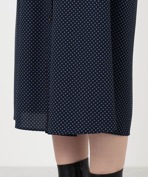 BALLSEY(ボールジィ)の「ドットプリント ロングシャツワンピース(シャツワンピース・レディース・ブラウン系その他/ブルー系その他・36)」の10枚目の写真