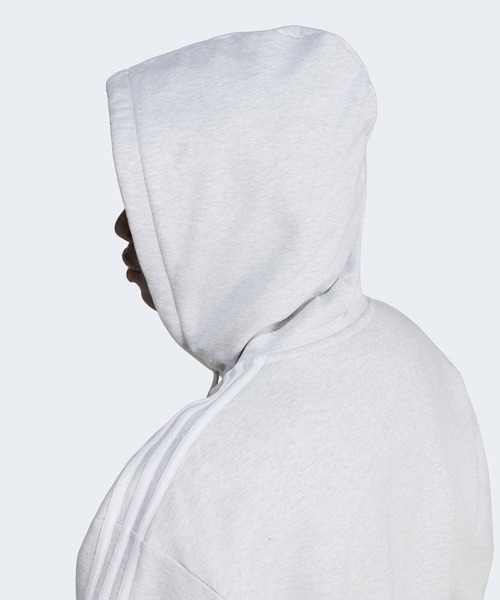 adidas(アディダス)の「オーバーサイズ ジップパーカー / アディダスオリジナルス adidas Originals(パーカー・メンズ・グレー・X-LARGE/LARGE/MEDIUM/SMALL/X-SMALL/3XL/XX-LARGE)」の4枚目の写真