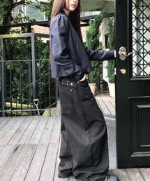 ダブルボタンブラウス