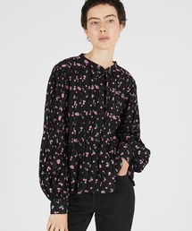 ハンドタックフレアブラウス / 【crinkle crinkle crinkle】 hand tuck flare blouse