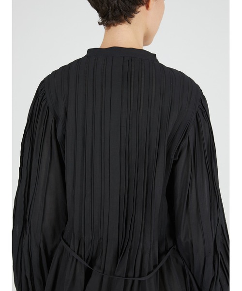 crinkle crinkle crinkle（クリンクルクリンクルクリンクル）の「ハンドタックフレアブラウス / 【crinkle crinkle crinkle】 hand tuck flare blouse（シャツ/ブラウス・レディース・ブラック/マルチ・FREE）」の21枚目の写真