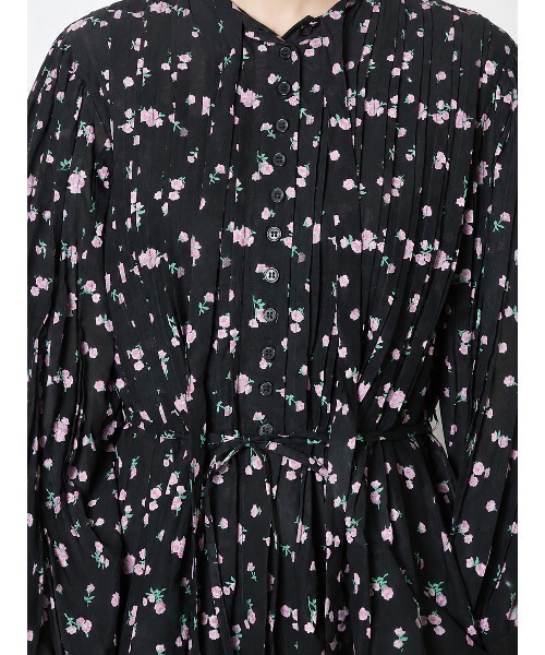 crinkle crinkle crinkle（クリンクルクリンクルクリンクル）の「ハンドタックフレアブラウス / 【crinkle crinkle crinkle】 hand tuck flare blouse（シャツ/ブラウス・レディース・ブラック/マルチ・FREE）」の15枚目の写真