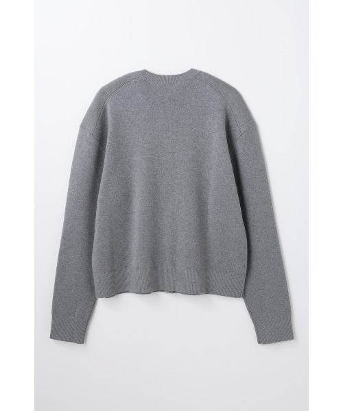 ENFOLD(エンフォルド)の「STANDARD CARDIGAN(ニット/セーター・レディース・チャコールグレー/ブラック・38)」の4枚目の写真