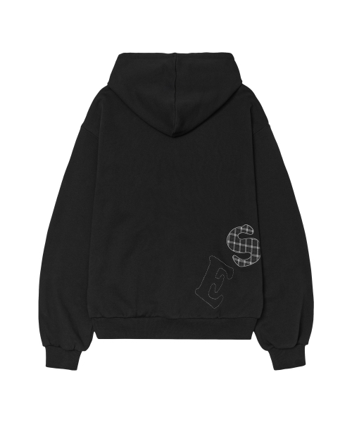 AMESWORLDWIDE（アメスワールドワイド）の「ビッグパッチアップリケパーカー ブラック（パーカー・レディース・その他・SMALL/MEDIUM/LARGE）」の2枚目の写真