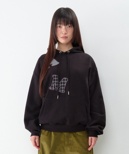 AMESWORLDWIDE（アメスワールドワイド）の「ビッグパッチアップリケパーカー ブラック（パーカー・レディース・その他・SMALL/MEDIUM/LARGE）」の8枚目の写真