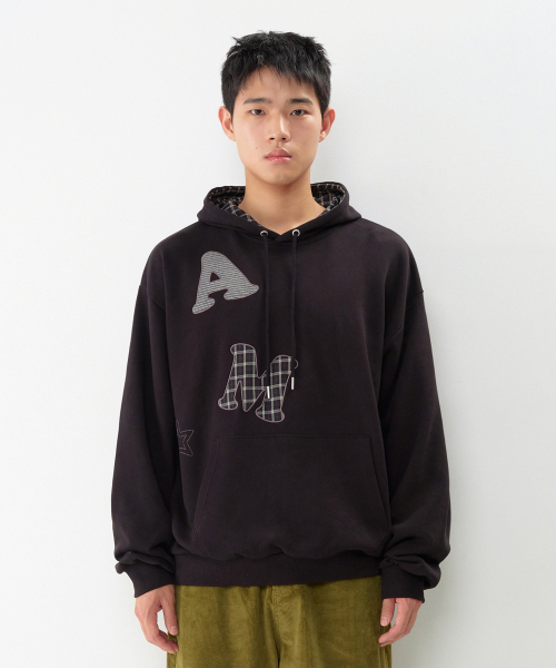 AMESWORLDWIDE（アメスワールドワイド）の「ビッグパッチアップリケパーカー ブラック（パーカー・レディース・その他・SMALL/MEDIUM/LARGE）」の9枚目の写真