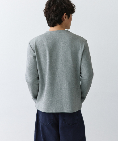LXT（エルエックスティー）の「コットンブレンド スナップヘンリーネック ロングスリーブ [グレー]（Tシャツ/カットソー・レディース・その他・MEDIUM/LARGE/X-LARGE）」の3枚目の写真