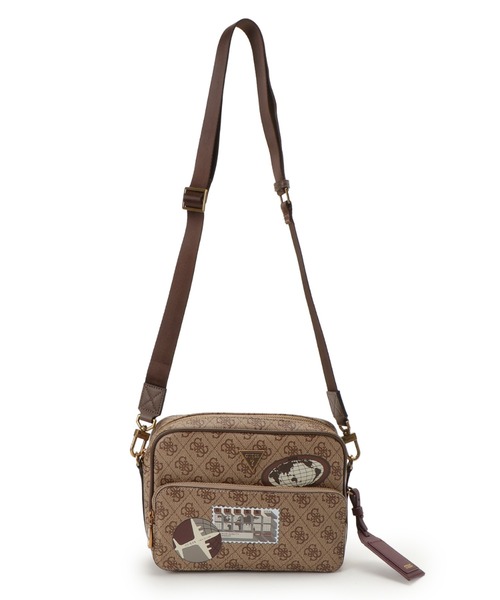 蓋物 MILANO Double Zip Crossbody ショルダーバッグ | GUESS(ゲス) JAPAN