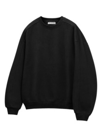 340Gエッセンシャルサイド切り替えオーバーサイズスウェットTシャツ3カラー