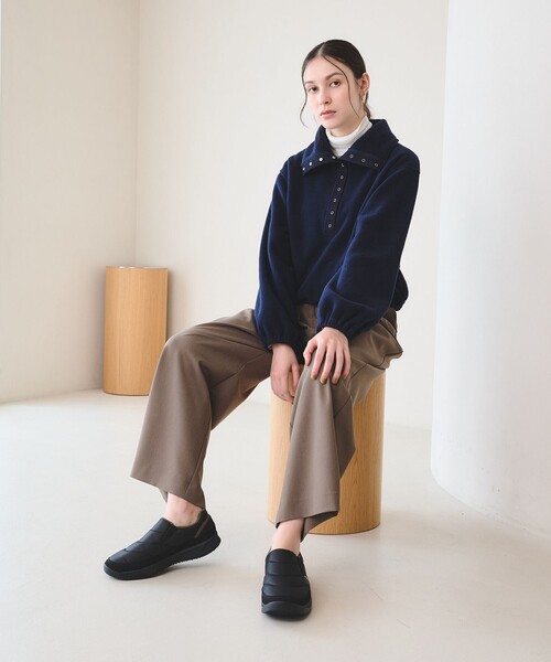 THE NORTH FACE（ザノースフェイス）の「【別注】＜THE NORTH FACE＞ヌプシ スリッポン（スリッポン・レディース・ブラック・7/6/5）」の3枚目の写真