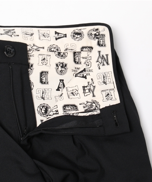 HYSTERIC GLAMOUR(ヒステリックグラマー)の「アンクルPT(スラックス・レディース・ブラック/ネイビー/グレー・SMALL/MEDIUM/X-SMALL)」の9枚目の写真