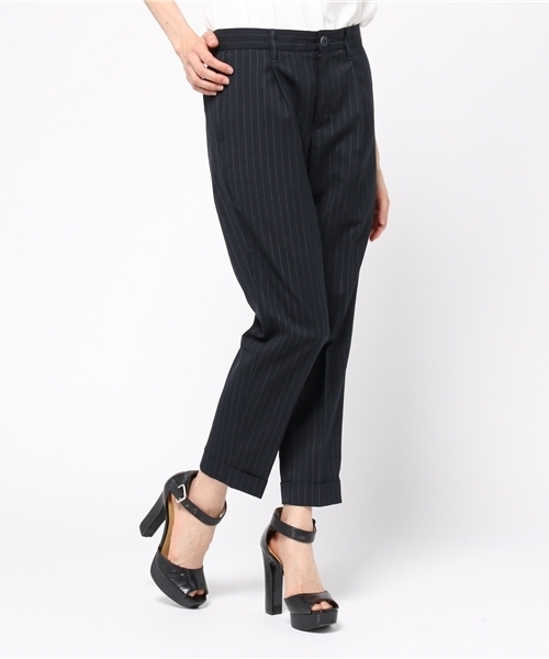 HYSTERIC GLAMOUR(ヒステリックグラマー)の「アンクルPT(スラックス・レディース・ブラック/ネイビー/グレー・SMALL/MEDIUM/X-SMALL)」の7枚目の写真