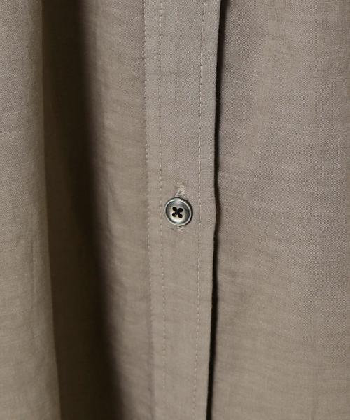 green label relaxing（グリーンレーベルリラクシング）の「KC TEN/C/L シャツ ワンピース◆（シャツワンピース・レディース・オフホワイト/ベージュ/オリーブ/ネイビー・FREE）」の15枚目の写真