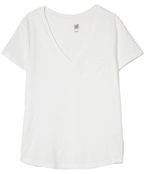 COLONY 2139（コロニートゥーワンスリーナイン）の「天竺コットンVネック半袖Tシャツ（Tシャツ/カットソー・レディース・ブラック/グレー/ホワイト・SMALL/MEDIUM/LARGE）」の15枚目の写真