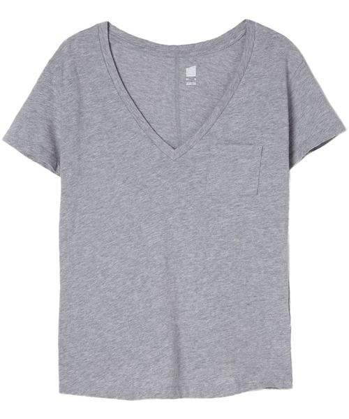 COLONY 2139（コロニートゥーワンスリーナイン）の「天竺コットンVネック半袖Tシャツ（Tシャツ/カットソー・レディース・ブラック/グレー/ホワイト・SMALL/MEDIUM/LARGE）」の17枚目の写真