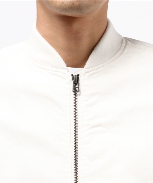 rovtski（ロフトスキー）の「9.2ozデニムMA-1（MA-1・メンズ・ホワイト・MEDIUM/LARGE）」の5枚目の写真