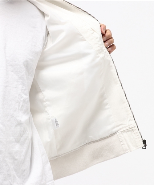 rovtski（ロフトスキー）の「9.2ozデニムMA-1（MA-1・メンズ・ホワイト・MEDIUM/LARGE）」の8枚目の写真