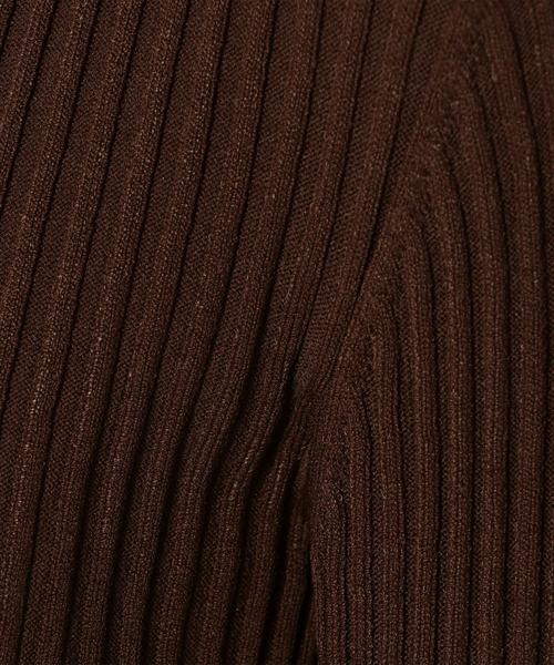 Khaju(カージュ)の「Khaju:フレアスリーブプルオーバー(ニット/セーター・レディース・オフホワイト/ブラウン・ONE SIZE)」の12枚目の写真