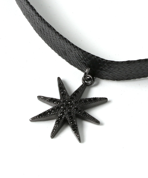 ROSE BUD（ローズバッド）の「（RF JEWELRY）AD4897 （ネックレス・レディース・ブラック・ONE SIZE）」の2枚目の写真