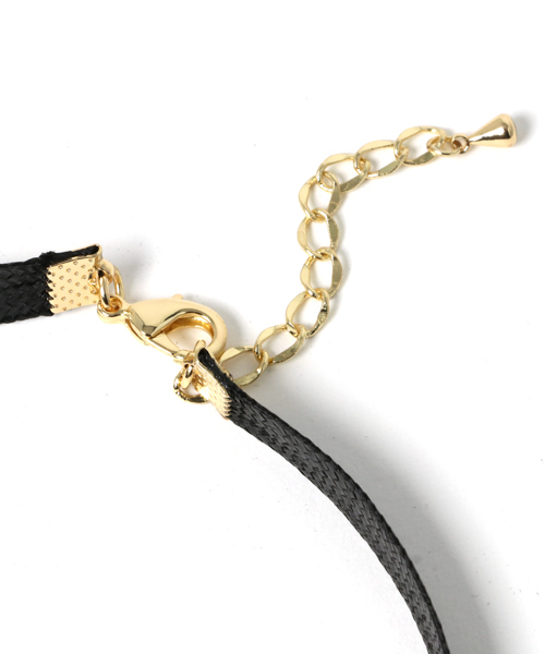 ROSE BUD（ローズバッド）の「（RF JEWELRY）AD4897 （ネックレス・レディース・ブラック・ONE SIZE）」の3枚目の写真