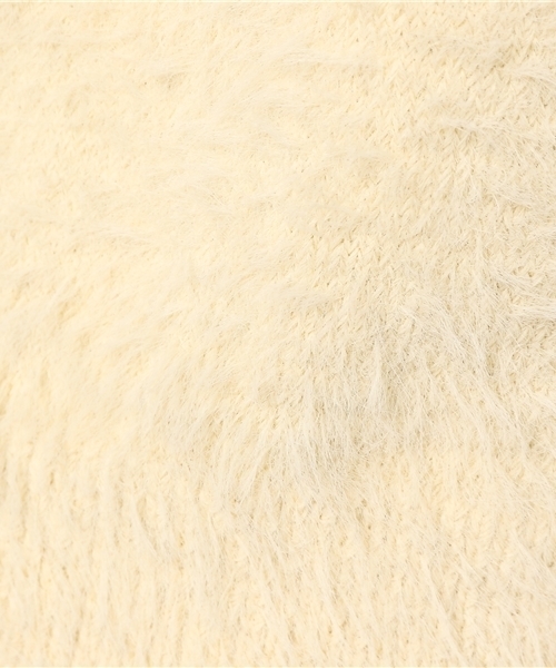 archives（アルシーヴ）の「シャギーボートネックプルオーバー（ニット/セーター・レディース・オフホワイト/グレー/キャメル・MEDIUM）」の9枚目の写真