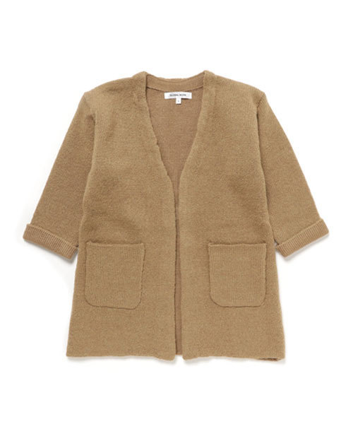 GLOBAL WORK(グローバルワーク)の「【キッズ】ニットコーディガン/741693(カーディガン/ボレロ・キッズ・グレー/ベージュ・LARGE/SMALL/X-LARGE/MEDIUM)」の2枚目の写真