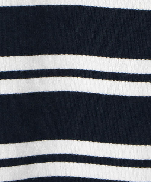 SHIPS Days(シップスデイズ)の「SHIPS Days STANDARD: ソフトコットン TEE (ボーダー)(Tシャツ/カットソー・レディース・ホワイト/ピンク/ダークオリーブ/ネイビー・M~L/S~M)」の16枚目の写真