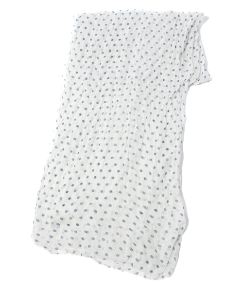 603（ロクマルサン）の「603 ドットストール（ストール/ショール・メンズ・オフホワイト/ブラック/ブルー/イエロー/ピンク・FREE）」の2枚目の写真