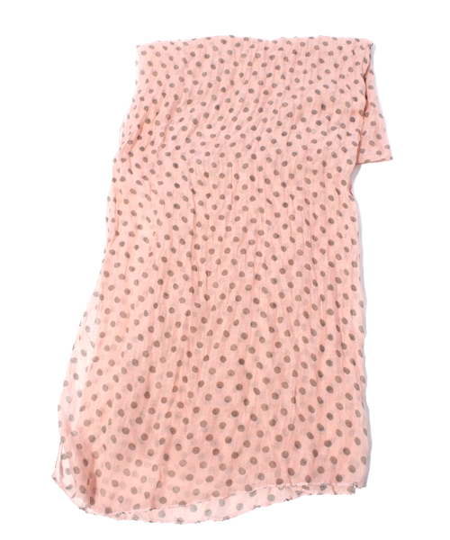 603（ロクマルサン）の「603 ドットストール（ストール/ショール・メンズ・オフホワイト/ブラック/ブルー/イエロー/ピンク・FREE）」の5枚目の写真