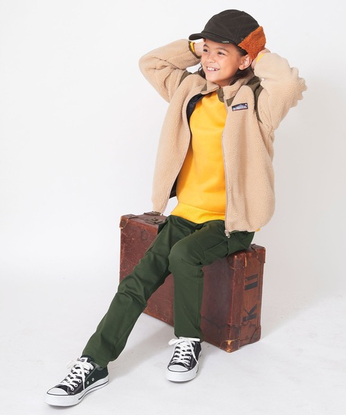KRIFF MAYER Kid's Collection(クリフメイヤーキッズコレクション)の「マイニチパンツ(カーゴタイプ)(カーゴパンツ・キッズ・ベージュ/ネイビー/カーキ/チャコール/ダークグレー・120/130/140/150/160)」の15枚目の写真