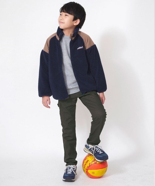 KRIFF MAYER Kid's Collection(クリフメイヤーキッズコレクション)の「マイニチパンツ(カーゴタイプ)(カーゴパンツ・キッズ・ベージュ/ネイビー/カーキ/チャコール/ダークグレー・120/130/140/150/160)」の19枚目の写真