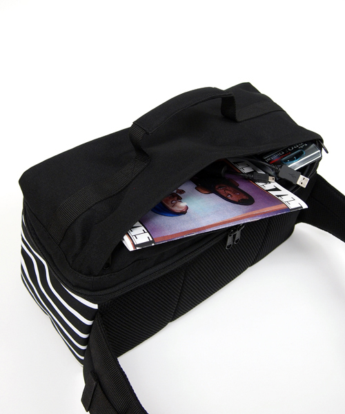 BEAMS ブラック ウエストバッグ BEAMS PLUS（ビームス プラス）2 Zip Waist Pack（バッグ