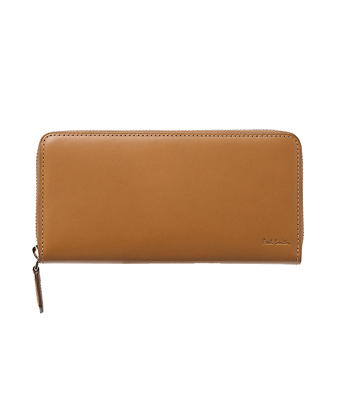 Paul Smith(ポールスミス)の「OLD LEATHER LONG ZIP WALLET / 873215 P488(財布)」|ライトブラウン