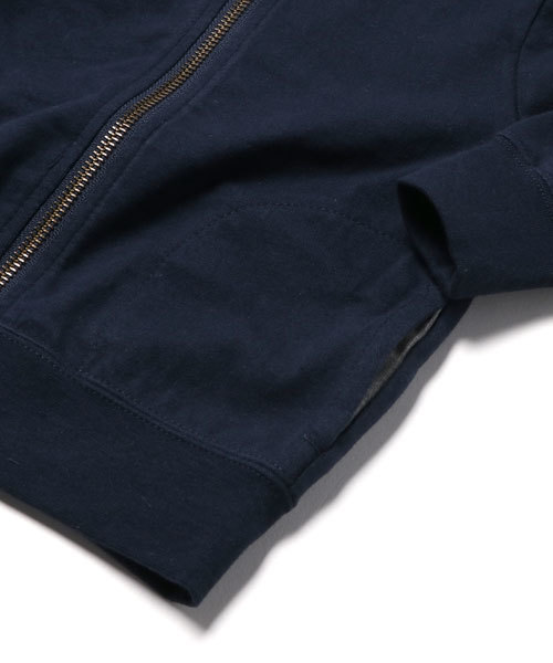 RUGGEDWORKS（ラゲッドワークス）の「天竺ジップパーカーカーディガン（パーカー・キッズ・ネイビー/ピンク系その他/イエロー/グレー/オフホワイト/ブラック・80ｃｍ/90cm/110cm/120cm/130cm/140cm/150cm/100cm）」の11枚目の写真