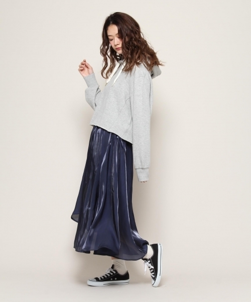 PAGEBOY（ページボーイ）の「ショートプルパーカー（Tシャツ/カットソー・レディース・ホワイト/ライトグレー/レッド/ベージュ系その他・FREE）」の14枚目の写真