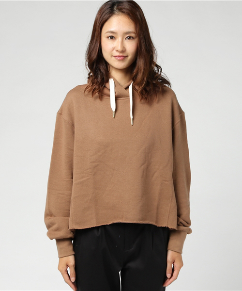 PAGEBOY（ページボーイ）の「ショートプルパーカー（Tシャツ/カットソー・レディース・ホワイト/ライトグレー/レッド/ベージュ系その他・FREE）」の6枚目の写真