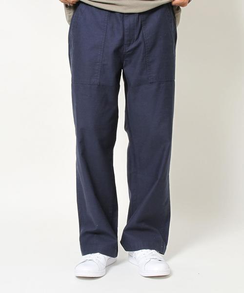 coen（コーエン）の「バックサテンワイドベイカーパンツ（その他パンツ・メンズ・ネイビー/オリーブ・LARGE/MEDIUM/SMALL/X-LARGE）」の14枚目の写真