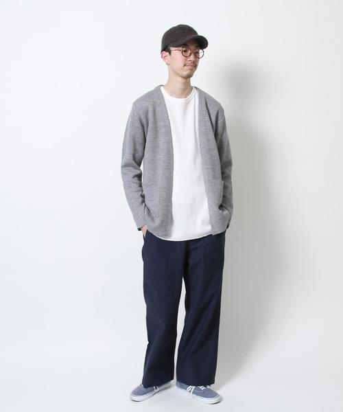 coen（コーエン）の「バックサテンワイドベイカーパンツ（その他パンツ・メンズ・ネイビー/オリーブ・LARGE/MEDIUM/SMALL/X-LARGE）」の18枚目の写真